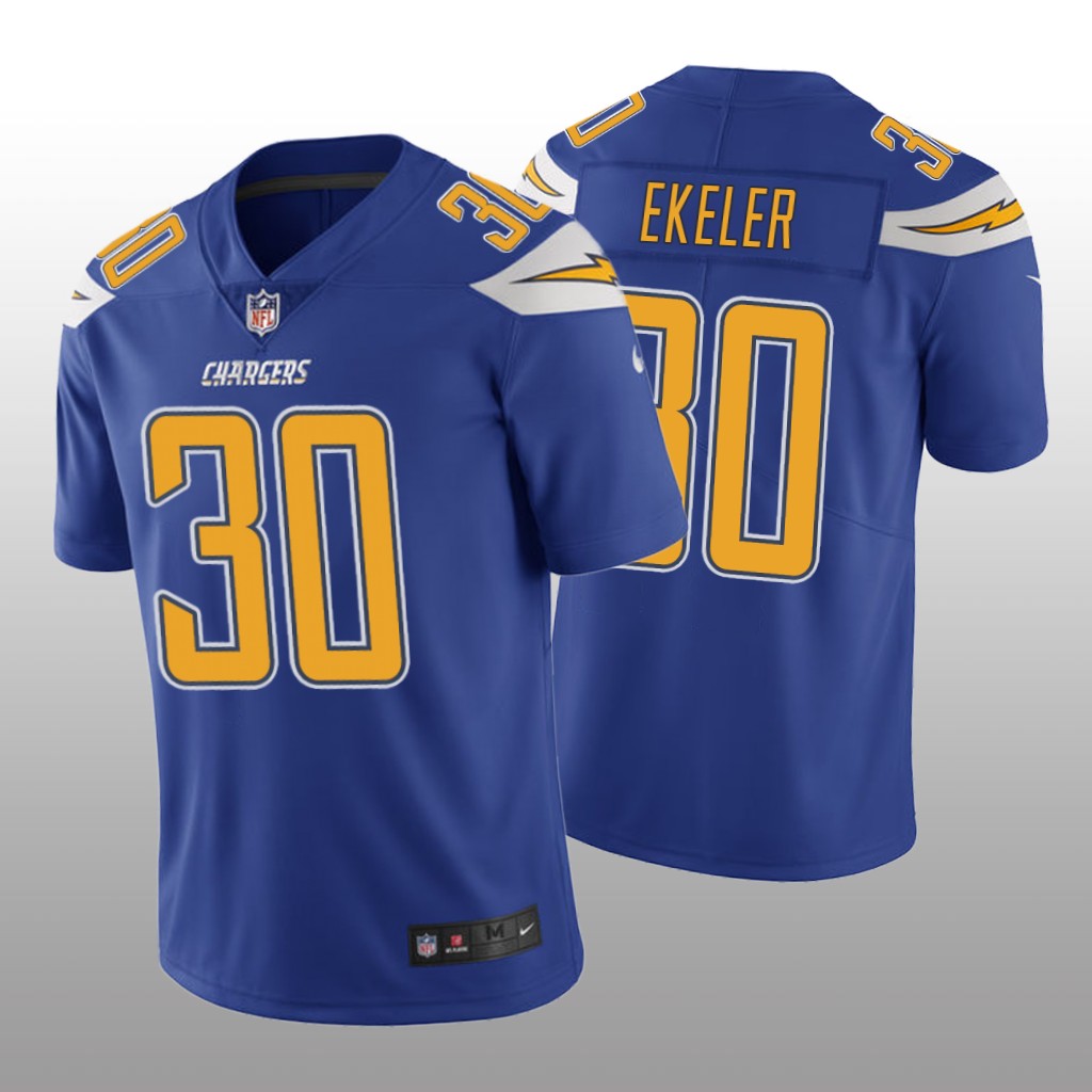 Nike Los Angeles Chargers Austin Ekeler #30 Men's Royal Color Rush Limited Jersey