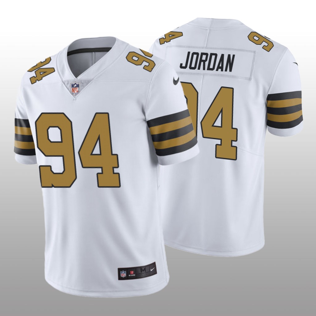Nike New Orleans Saints Cameron Jordan #94 Men's White Color Rush Limited Jersey