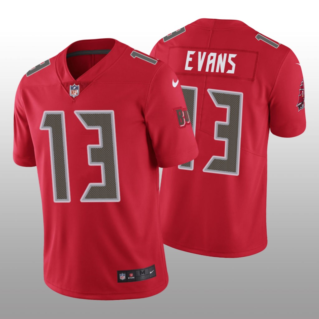 Nike Tampa Bay Buccaneers Mike Evans #13 Men's Red Color Rush Limited Jersey