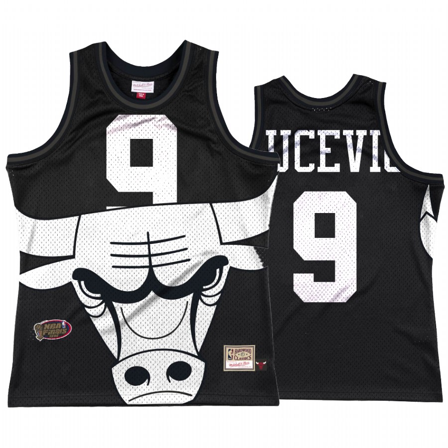 Nikola Vucevic #9 Chicago Bulls Big Face 3.0 Jersey Black