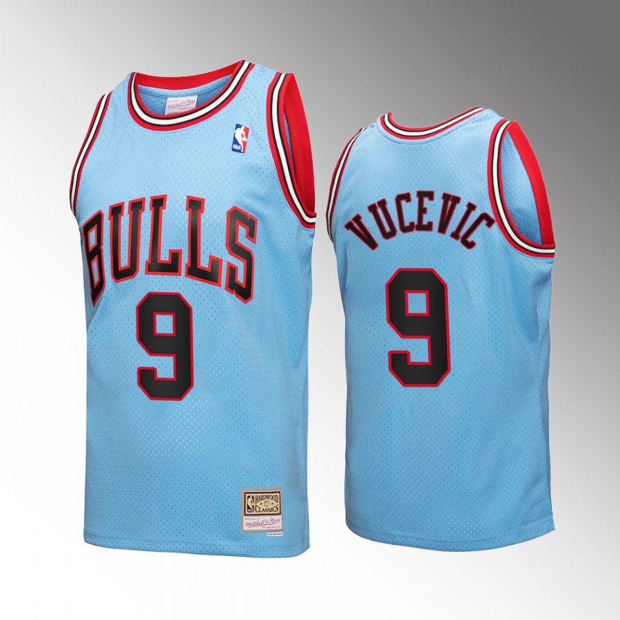 Nikola Vucevic #9 Chicago Bulls Reload 3.0 Blue Hardwood Classics Jersey