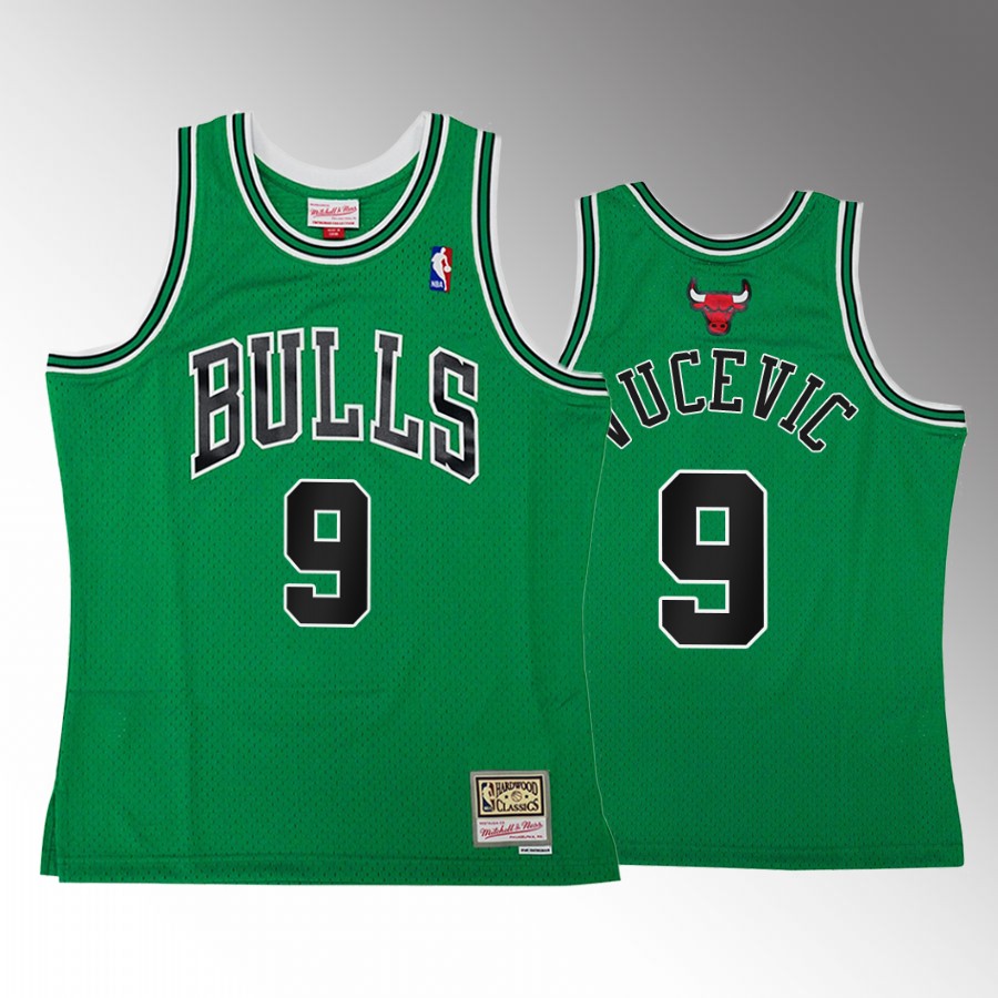 Nikola Vucevic Chicago Bulls Green St Patricks Day HWC Swingman #9 Jersey