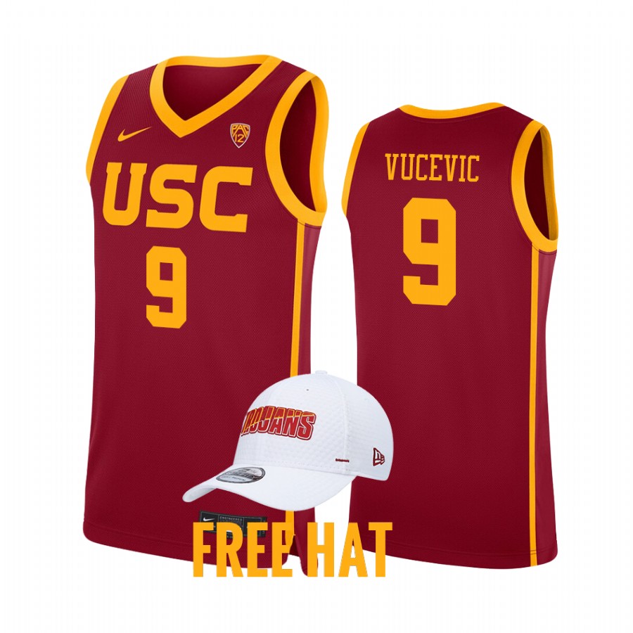 Nikola Vucevic USC Trojans Cardinal Jersey College  NBA Alumni
