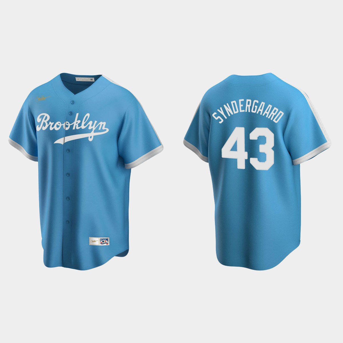 Noah Syndergaard Los Angeles Dodgers Cooperstown Collection Alternate Jersey - Light Blue