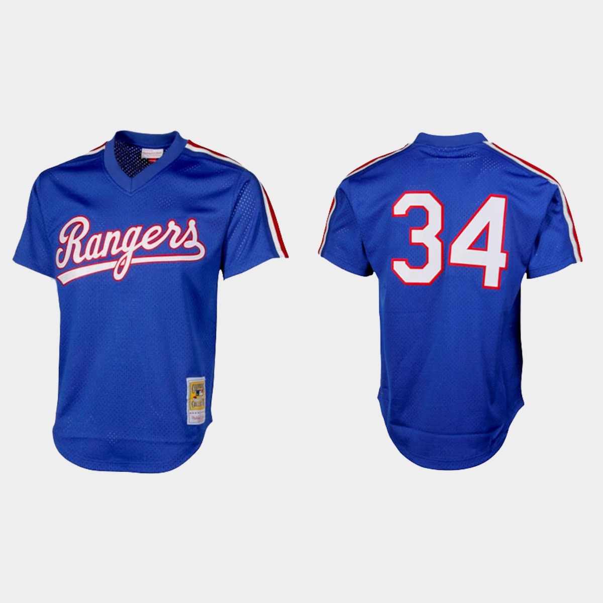 Nolan Ryan Texas Rangers 1989 Cooperstown Collection Mesh Batting Practice Jersey - Royal