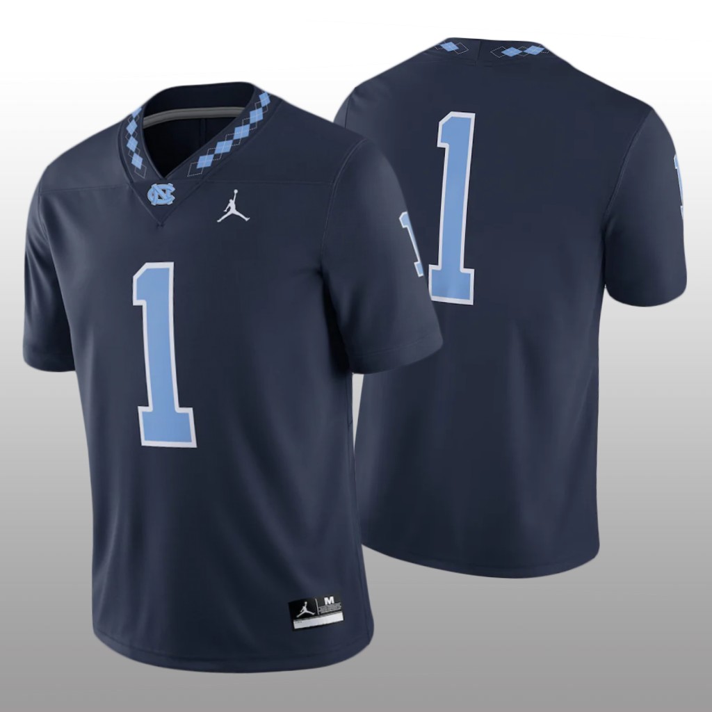 North Carolina Tar Heels #1 Alternate Game Throwback Navy Jersey