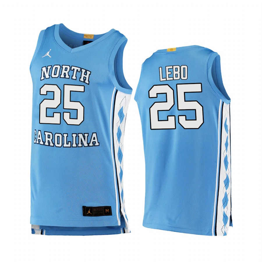 North Carolina Tar Heels Creighton Lebo Blue 2020-21 College  Jersey