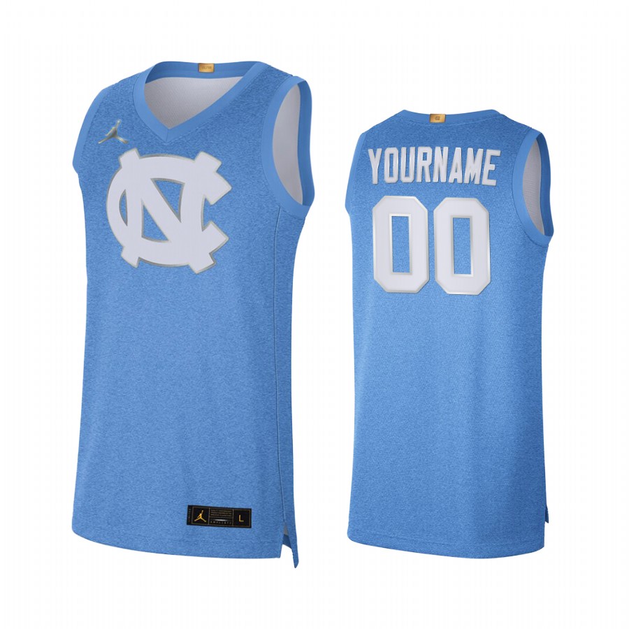 North Carolina Tar Heels Custom Blue 100th Anniversary Rivalry Limited Jersey