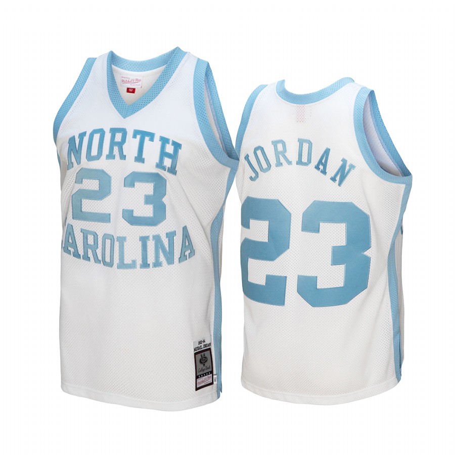 North Carolina Tar Heels Michael Jordan Retired Player #23 White 1983-84 Jersey