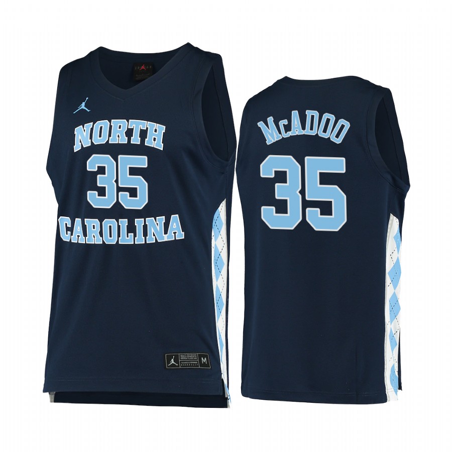 North Carolina Tar Heels Ryan McAdoo Navy Alternate 2020-21 College  Jersey