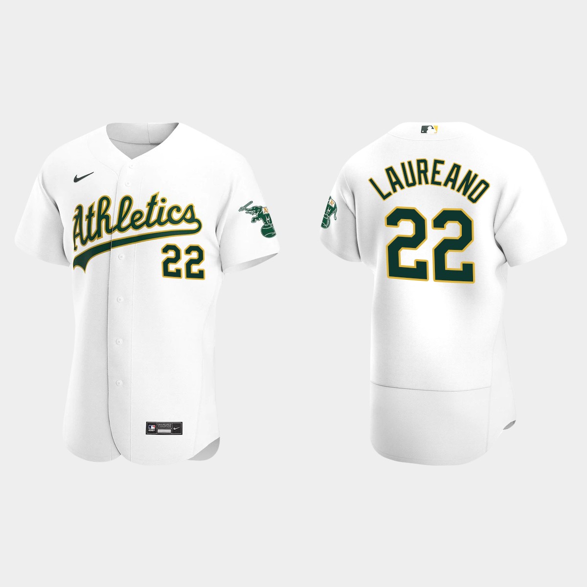 Oakland Athletics #22 Ramon Laureano 2020 Home Jersey - White