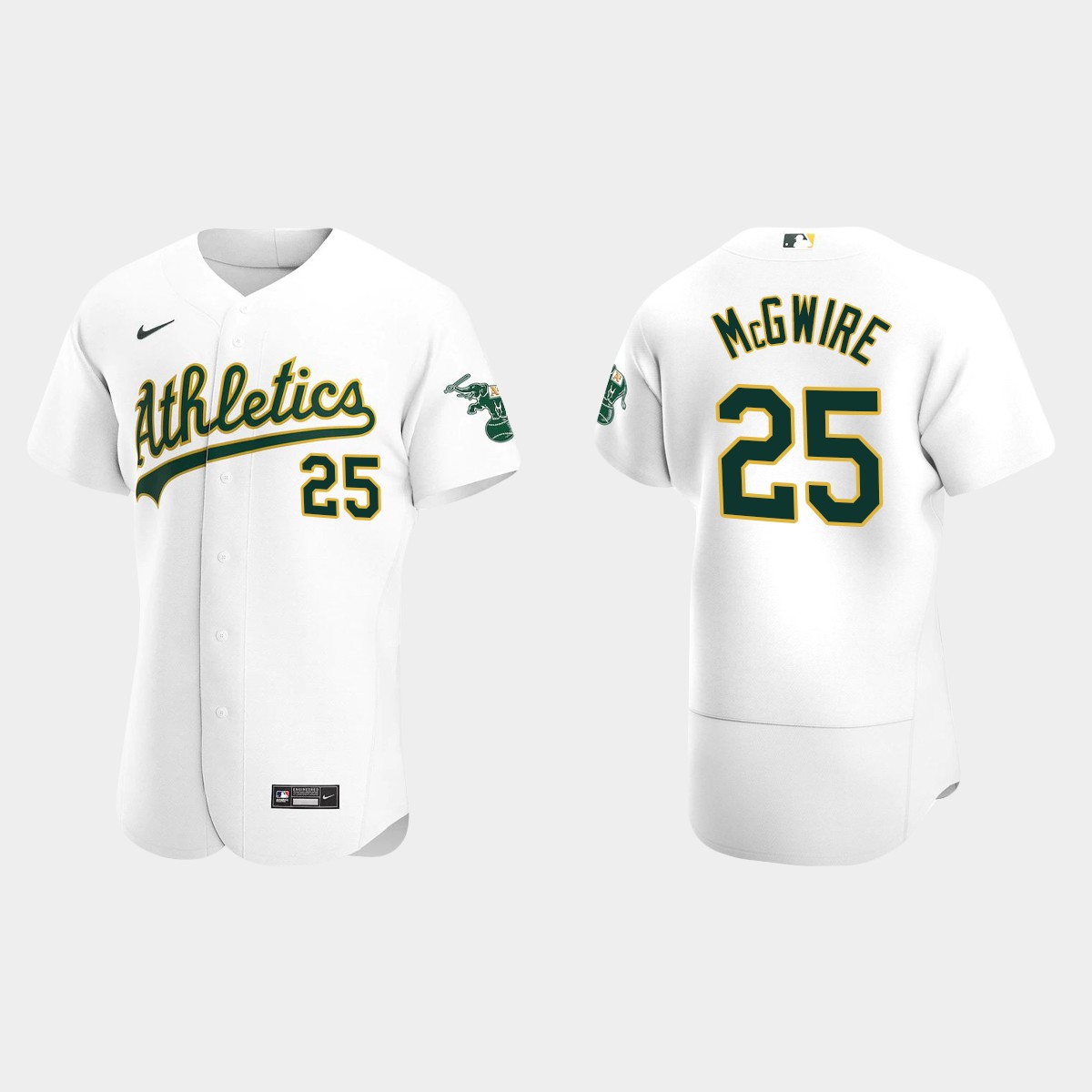 Oakland Athletics #25 Mark McGwire 2020 Home Jersey - White