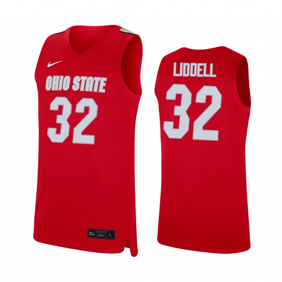 Ohio State Buckeyes E.J. Liddell Scarlet  College  Jersey
