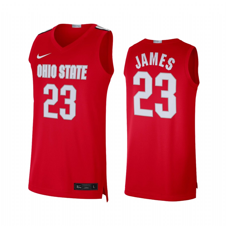 Ohio State Buckeyes LeBron James Scarlet Alumni Limited  Jersey NCAA