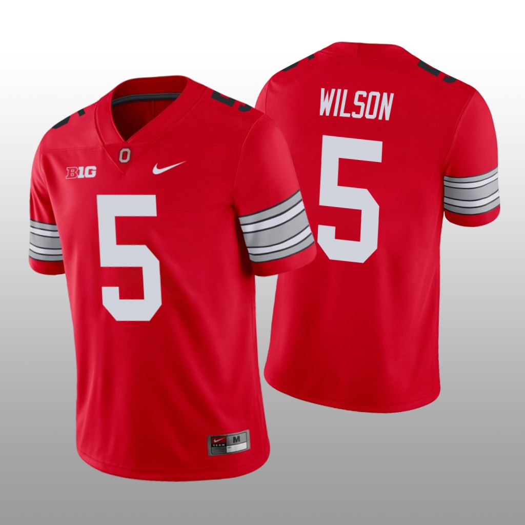 Ohio State Buckeyes Scarlet Alumni  Game Player Garrett Wilson Jersey