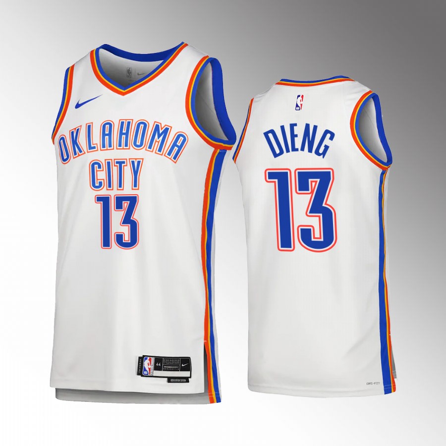 Oklahoma City Thunder Ousmane Dieng 2022-23 Association Edition White #13 Jersey