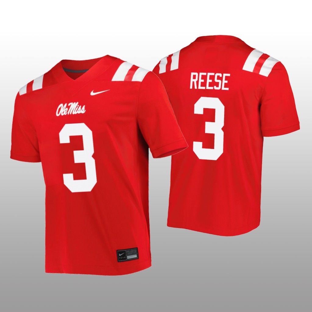 Ole Miss Rebels Otis Reese Red Jersey Untouchable - Men's