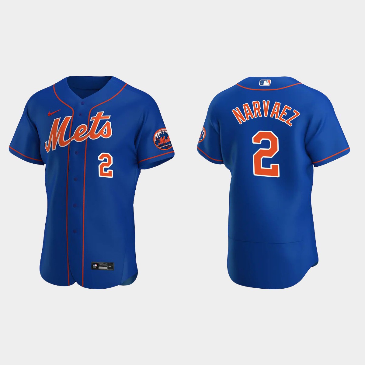 Omar Narvaez New York Mets Alternate Jersey - Royal