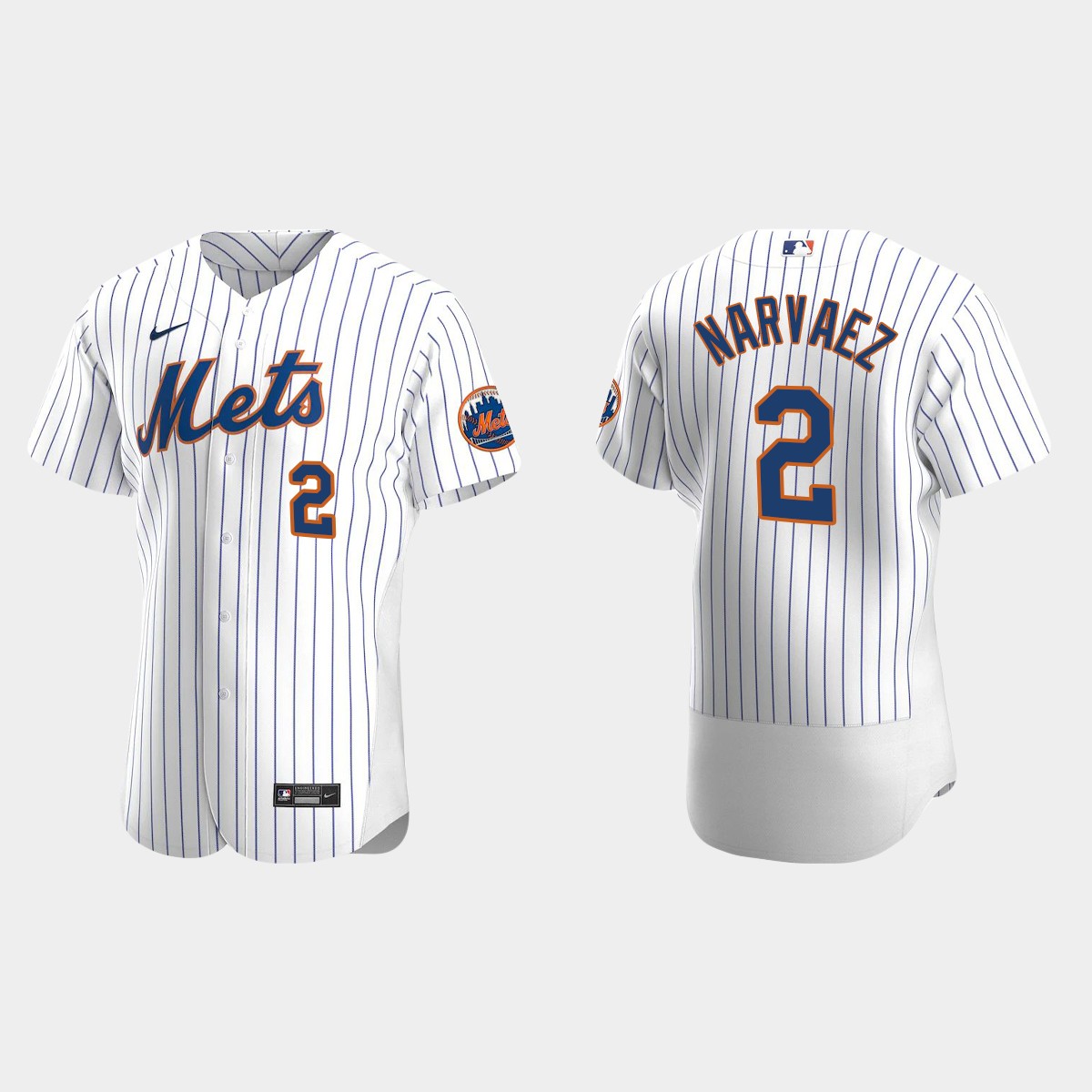 Omar Narvaez New York Mets Home Jersey - White
