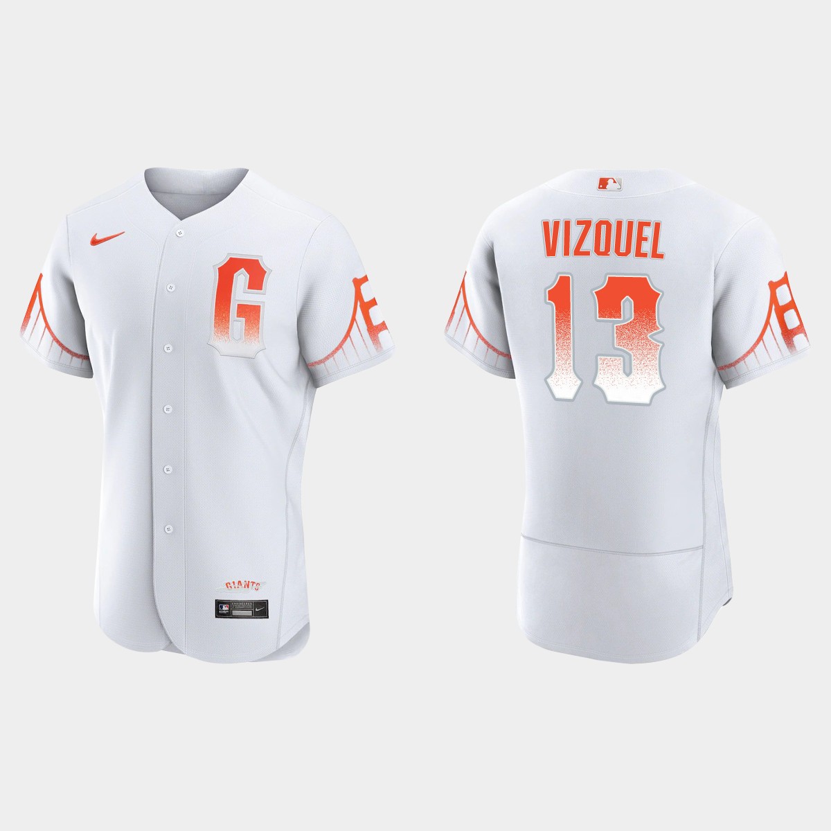 Omar Vizquel San Francisco Giants 2021 City Connect Jersey - White