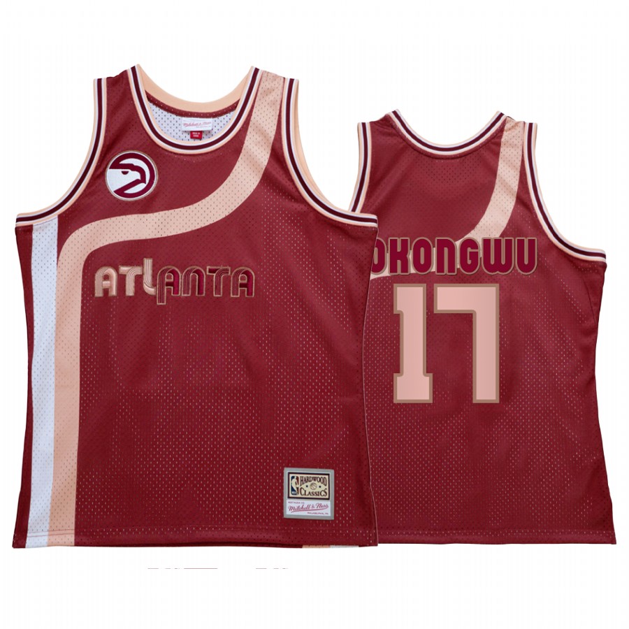 Onyeka Okongwu #17 Atlanta Hawks My Towns Wish Jersey Red