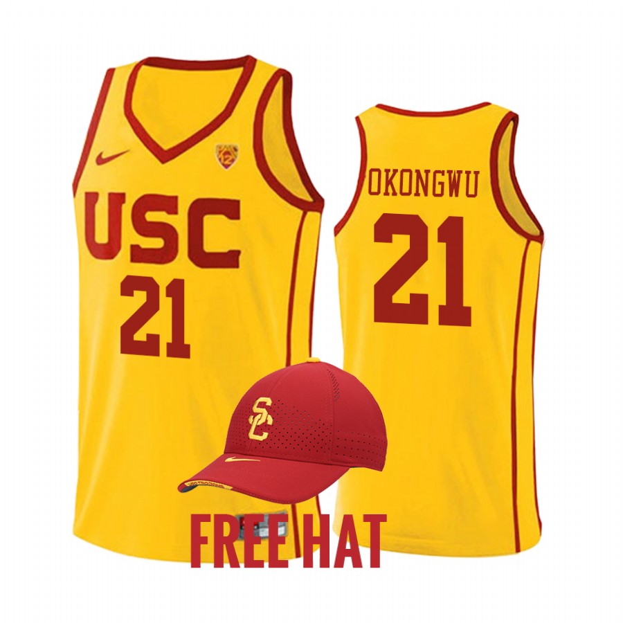 Onyeka Okongwu USC Trojans Yellow Jersey College  NBA Alumni