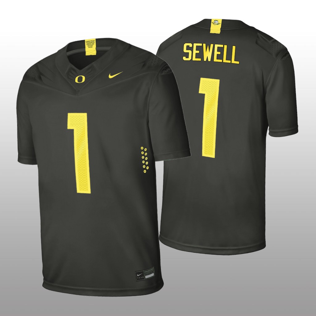 Oregon Ducks Noah Sewell Sequoia Jersey Game - Men's
