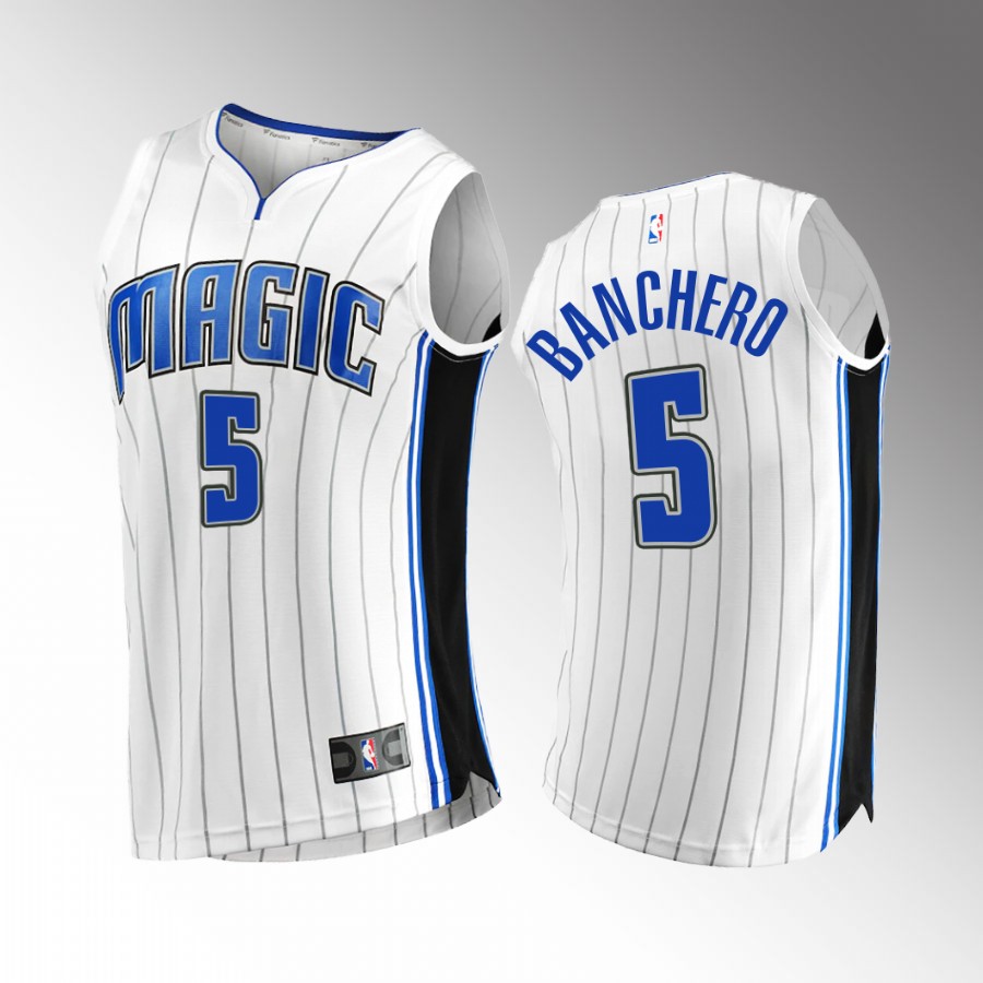Orlando Magic #5 Paolo Banchero Association Edition Jersey 2022-23  White
