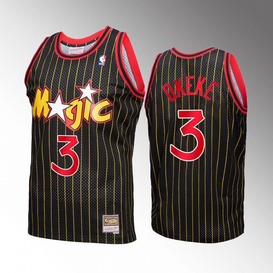 Orlando Magic Chuma Okeke Reload 3.0 #3 Black Mitchell Ness Jersey