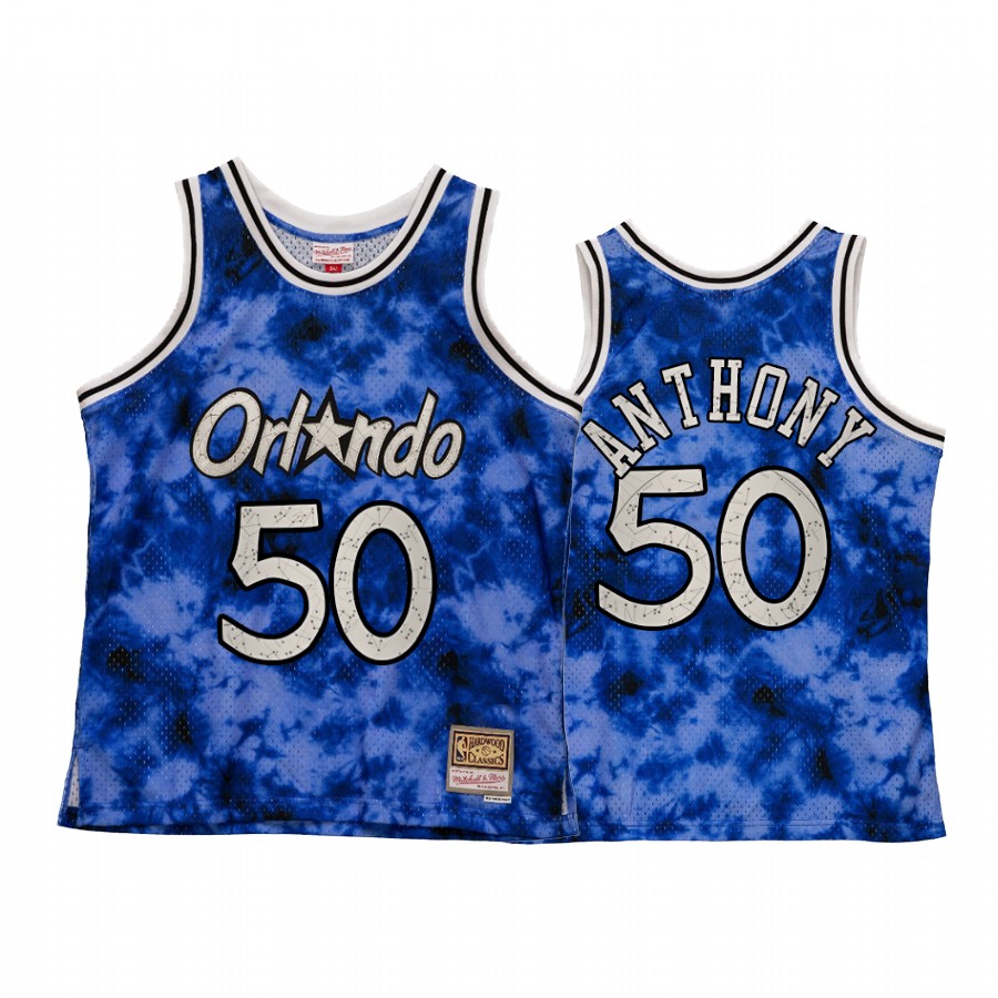 Orlando Magic Cole Anthony Galaxy Constellation Jersey Men Royal Hardwood Classics