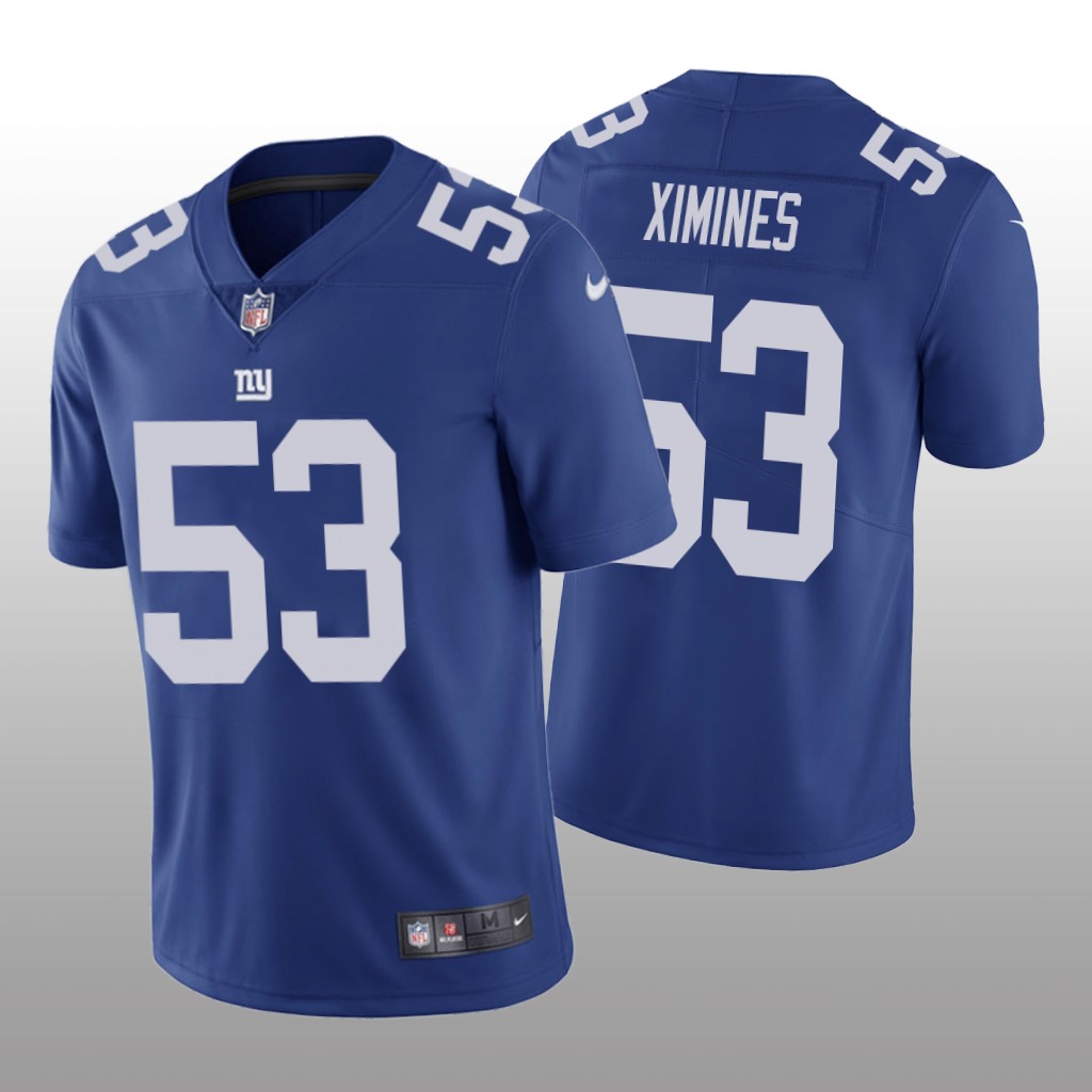 Oshane Ximines New York Giants Royal NFL Draft Vapor Limited Jersey