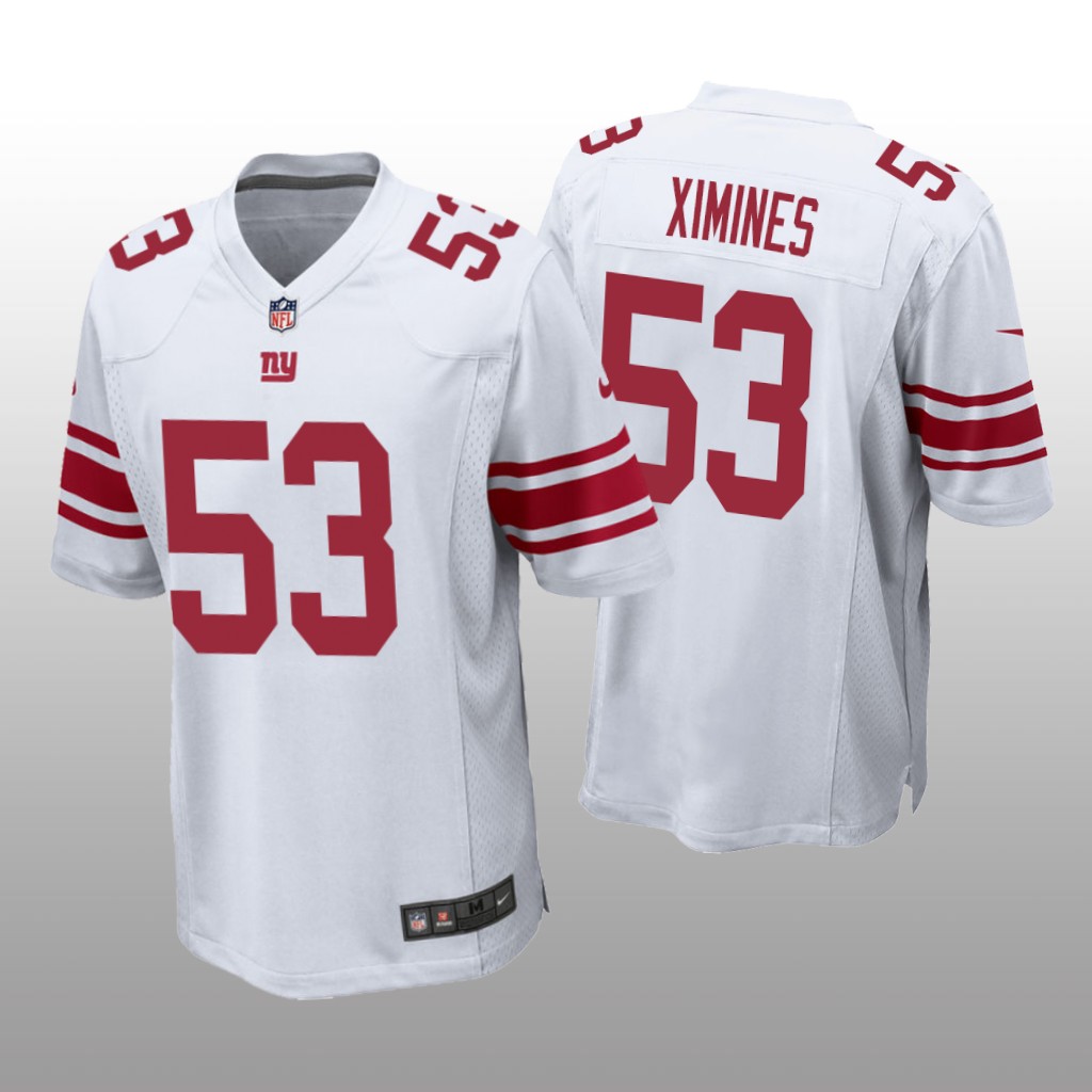 Oshane Ximines New York Giants White NFL Draft Game Jersey