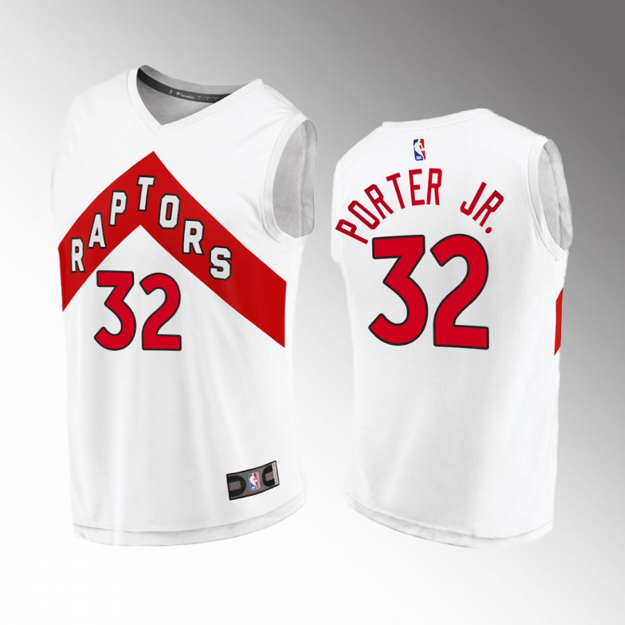 Otto Porter Jr. Raptors #32 White Jersey Fast Break  2022-23 Association