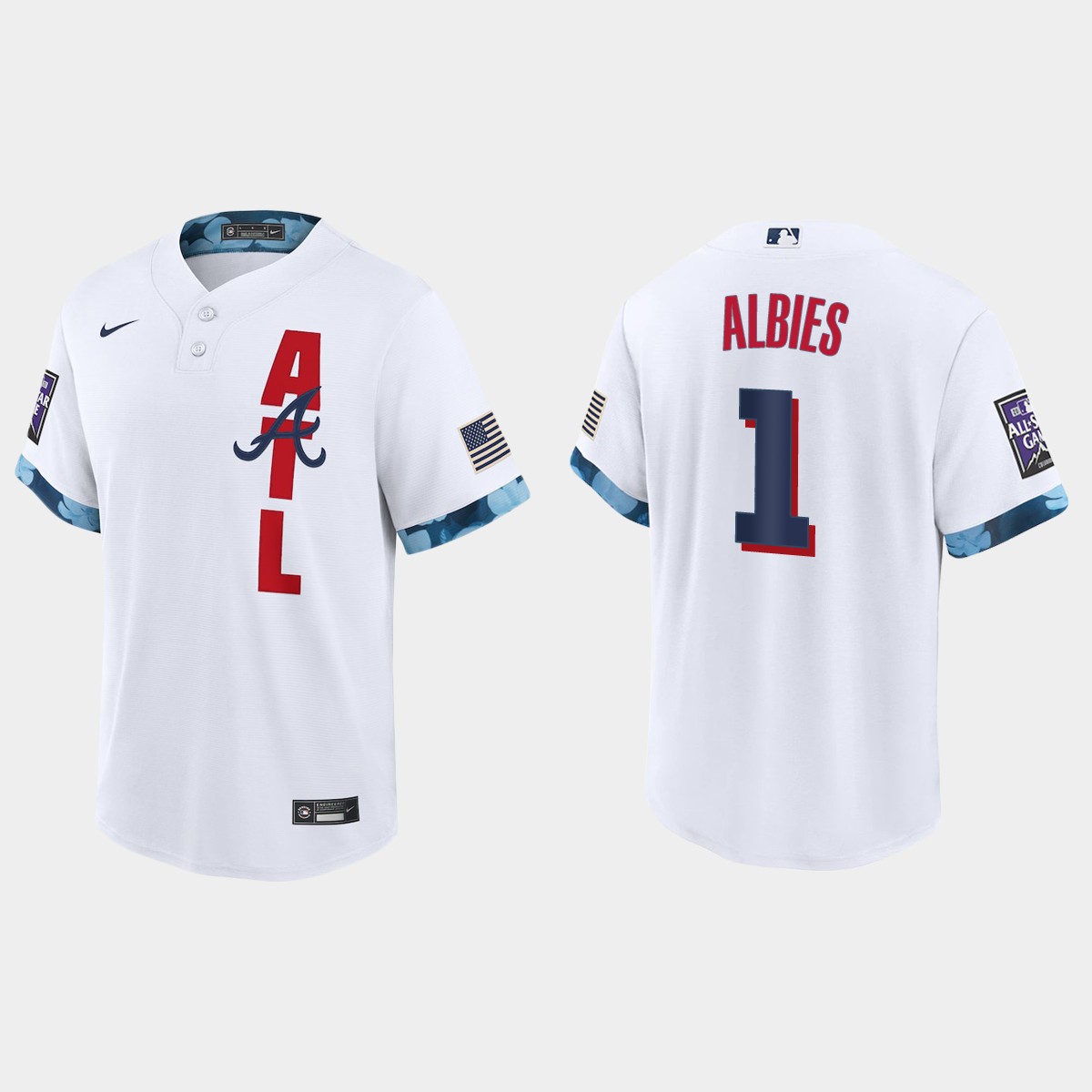 Ozzie Albies Atlanta Braves 2021 MLB All-Star Game Jersey - White