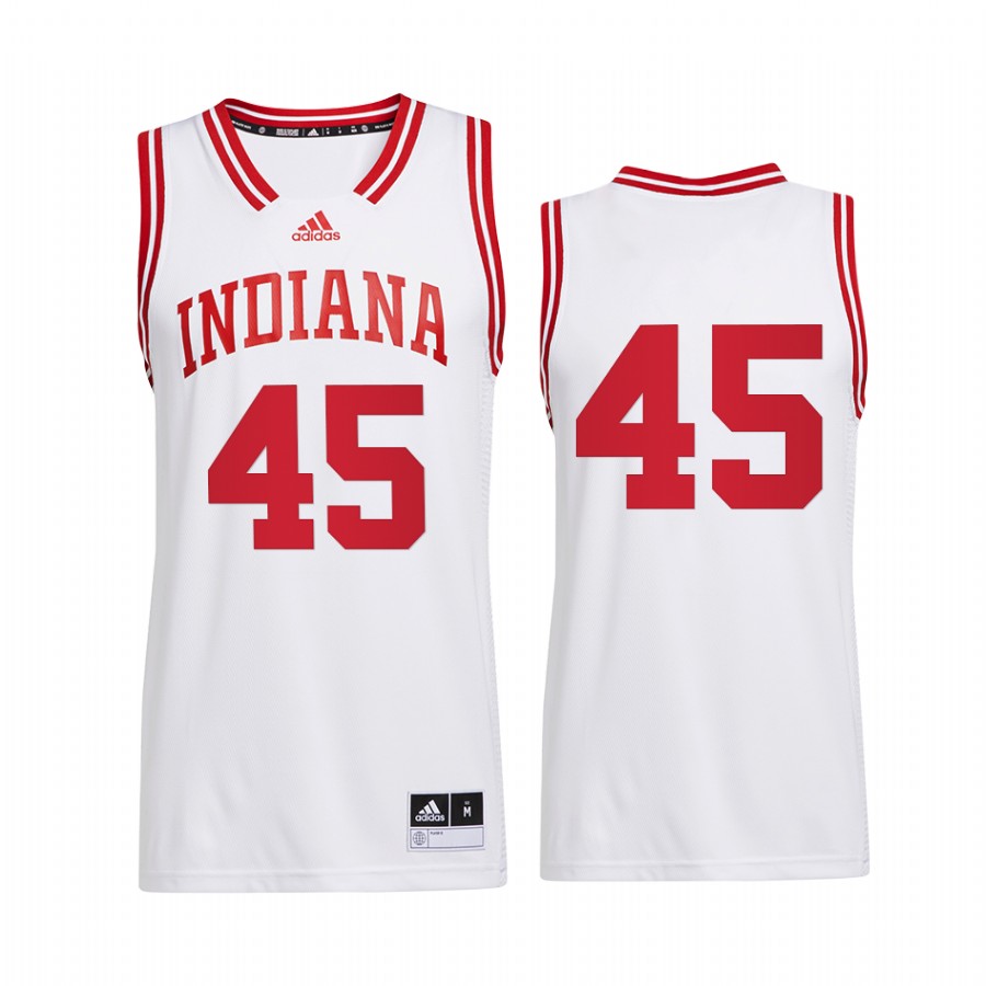 Parker Stewart Hoosiers White Jersey 2022 Reverse Retro College