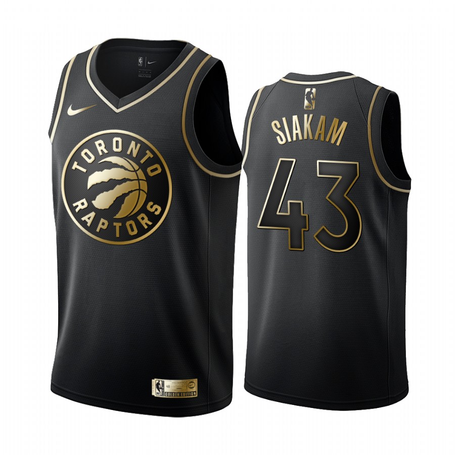 Pascal Siakam #43 Toronto Raptors Black Golden Edition Jersey