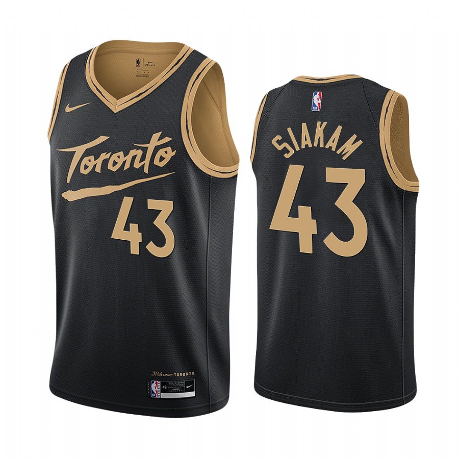 Pascal Siakam Toronto Raptors Black City Edition 2020-21 Jersey