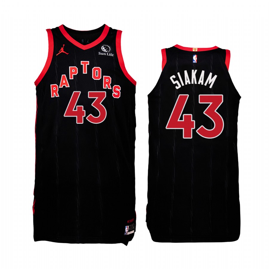 Pascal Siakam Toronto Raptors Black Statement 2020-21 Jersey The Defiant