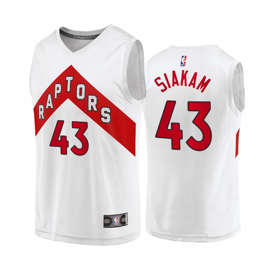 Pascal Siakam Toronto Raptors White  Association Edition 2020-21 Jersey