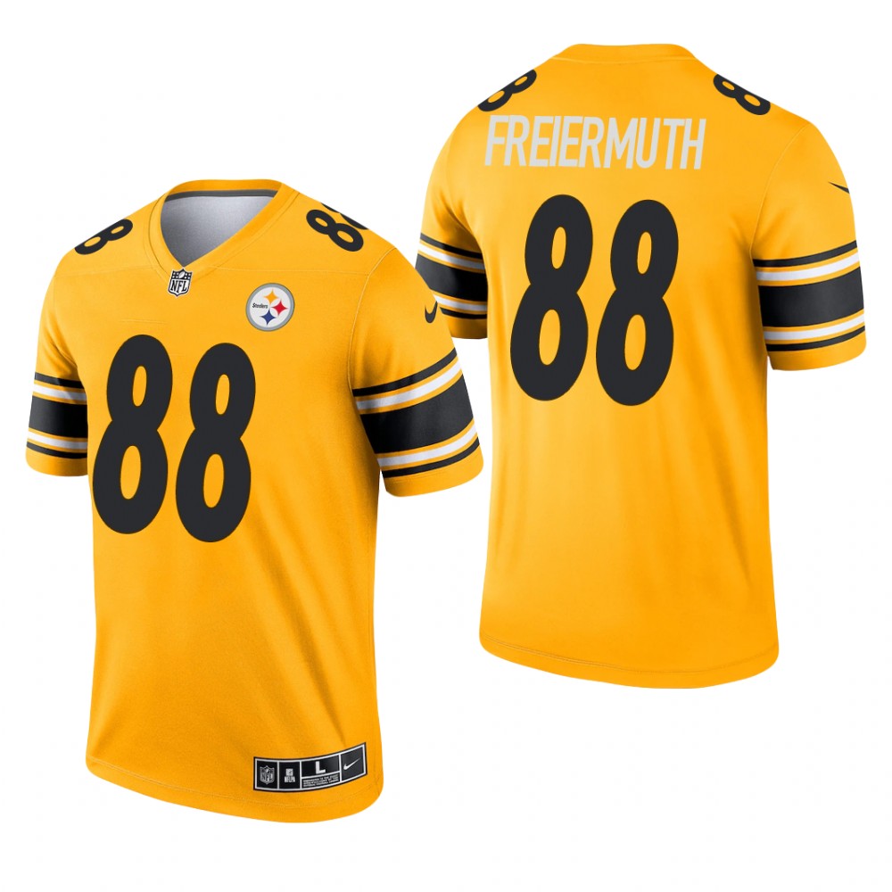 Pat Freiermuth Pittsburgh Steelers Gold Jersey Inverted Legend - Men's