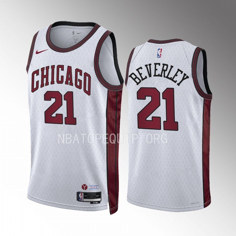 Patrick Beverley 2022-23 Chicago Bulls White #21 City Edition Jersey Swingman