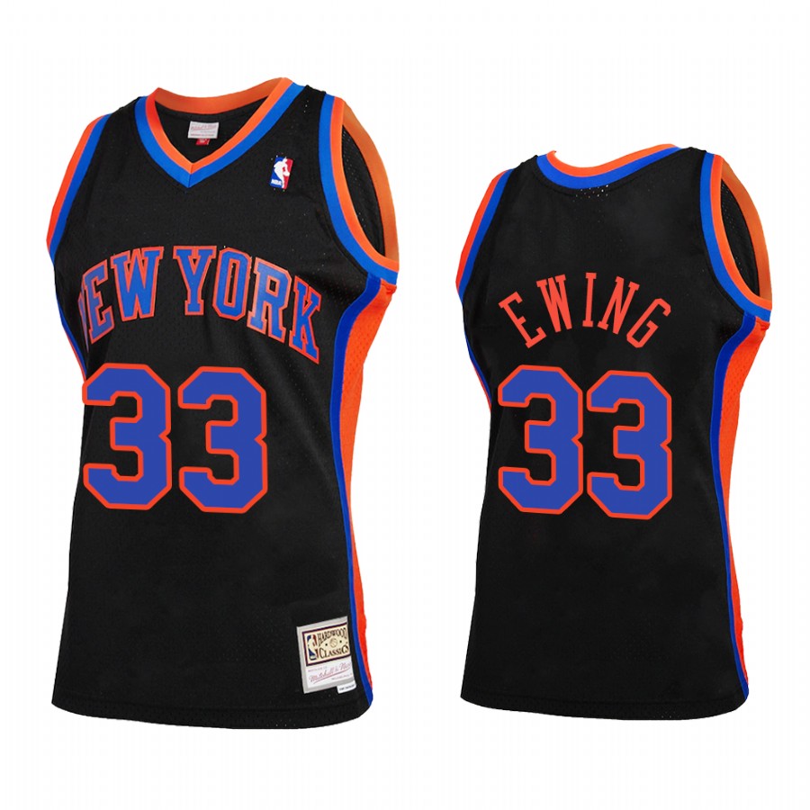 Patrick Ewing #33 New York Knicks 2021 Reload 2.0 Jersey Black