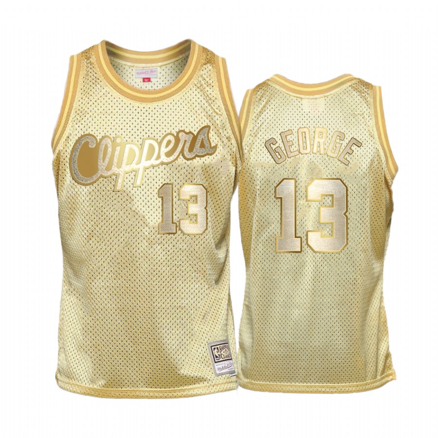 Paul George #13 LA Clippers Golden Midas SM Jersey