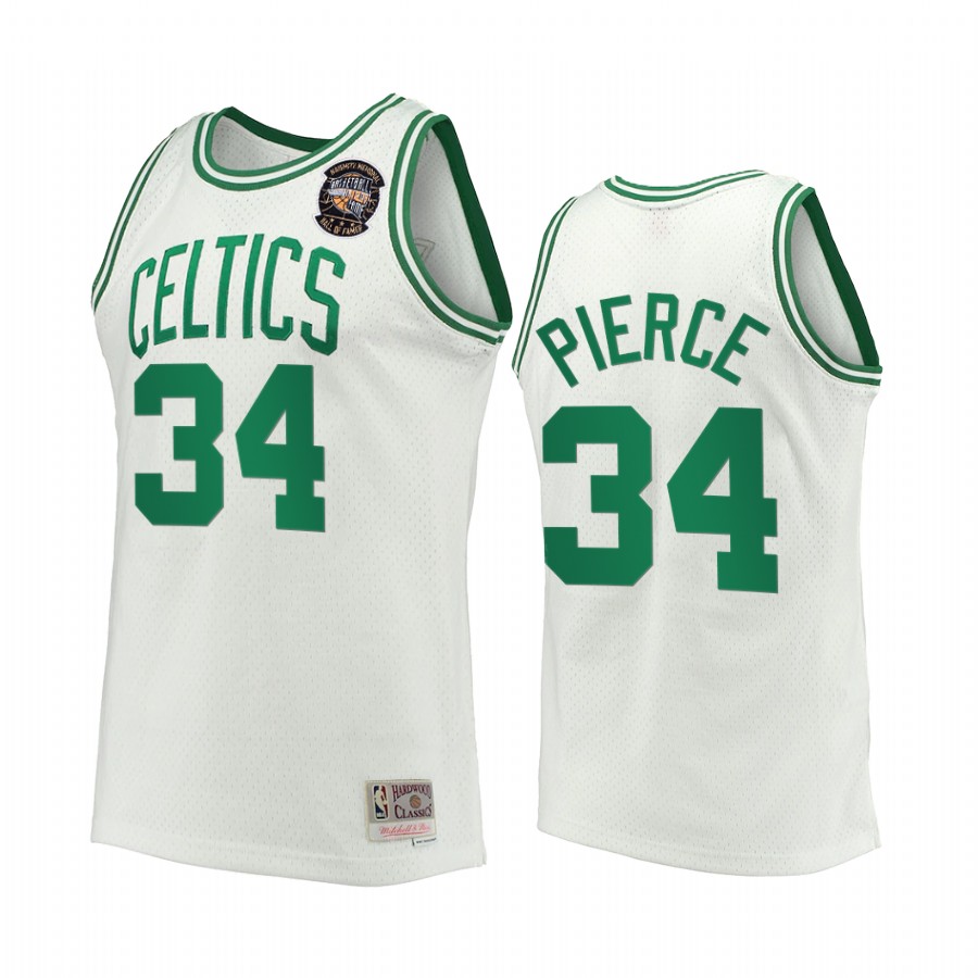 Paul Pierce 2021 Naismith Hall Of Fame Boston Celtics #34 White Jersey