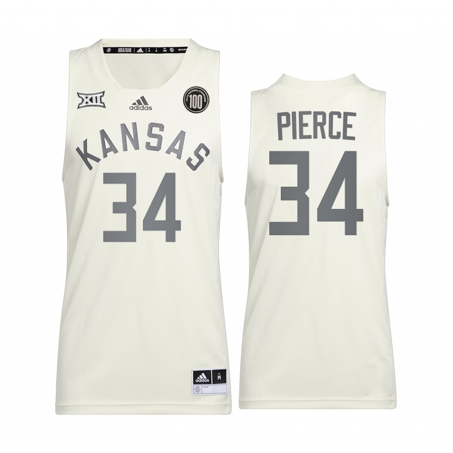 Paul Pierce Kansas Jayhawks White Jersey Reverse Retro Alumni