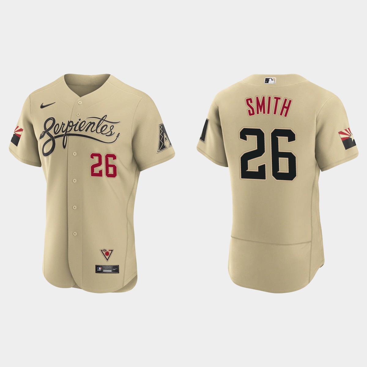 Pavin Smith Arizona Diamondbacks 2021 City Connect Jersey - Gold