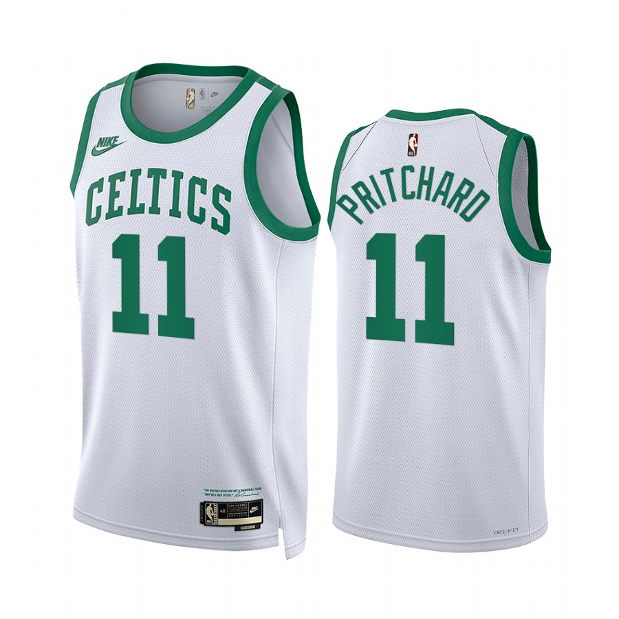 Payton Pritchard Boston Celtics 2021-22 Classic Edition White #11 Jersey Year Zero