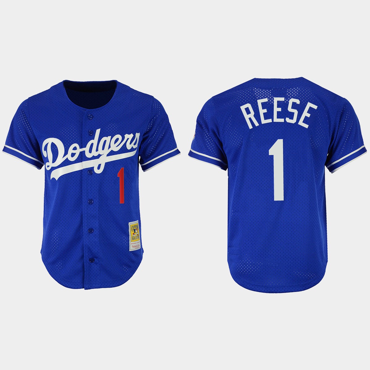 Pee Wee Reese #1 Los Angeles Dodgers Mesh Batting Practice Cooperstown Collection Jersey - Royal