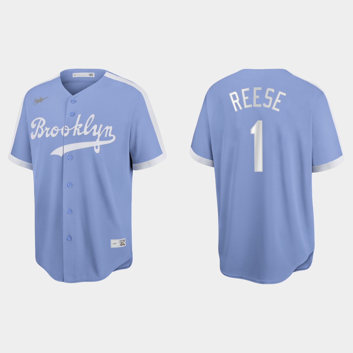 Pee Wee Reese Brooklyn Dodgers Cooperstown Collection  Jersey - Light Purple