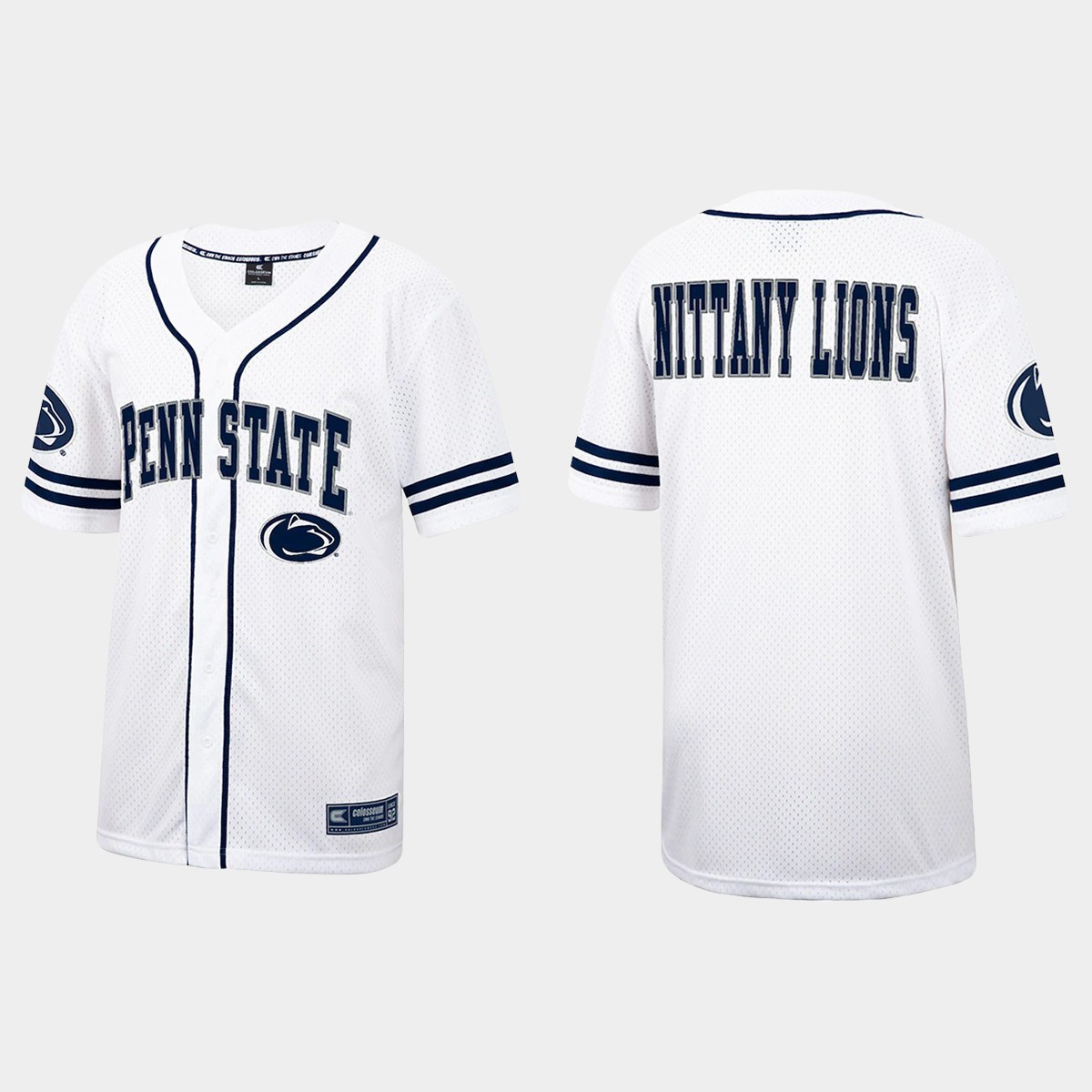 Penn State Nittany Lions Free Spirited  Jersey - White Navy